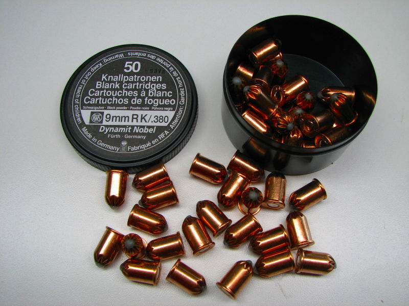 foto N�BOJKA/WD 9mm/380 BLANK �ERNOPRACH�